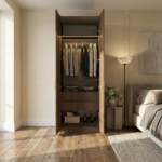 خزانة ملابس مودرن 90 سم أبواب مفصلية