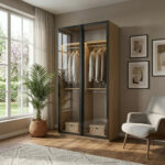 ⁦دولاب تنظيم الملابس 120 سم بتعليق مزدوج – الخزائن الأمثل⁩ - الصورة ⁦7⁩