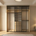 ⁦خزانة ملابس مودرن 218.4 سم – نظام تنظيم متكامل لغرفة النوم | الخزائن الأمثل⁩ - الصورة ⁦4⁩