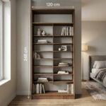 ⁦خزانة رفوف متعددة الاستخدام 120 سم – الخزائن الأمثل⁩ - الصورة ⁦2⁩