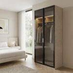 ⁦خزانة ملابس مودرن عرض 120 سم – تصميم عملي يمكن دمجه مع وحدات أخرى⁩ - الصورة ⁦5⁩