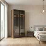 ⁦خزانة ملابس مودرن عرض 120 سم – تصميم عملي يمكن دمجه مع وحدات أخرى⁩ - الصورة ⁦4⁩