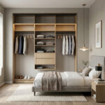 ⁦خزانة ملابس منزلقة بعرض 218 سم بتنظيم عملي حقيقي لغرفة نومك – الخزائن الأمثل⁩ - الصورة ⁦5⁩