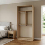 ⁦دولاب تنظيم الملابس 120 سم بتعليق مزدوج – الخزائن الأمثل⁩ - الصورة ⁦4⁩