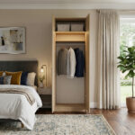 خزانة ملابس مودرن عرض 90 سم – تصميم عملي يمكن دمجه مع وحدات أخرى