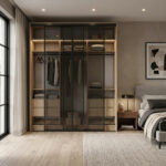 ⁦خزانة ملابس منزلقة بعرض 218 سم بتنظيم احترافي لغرفة نومك – الخزائن الأمثل⁩ - الصورة ⁦5⁩
