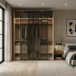 ⁦خزانة ملابس منزلقة بعرض 218 سم بتنظيم احترافي لغرفة نومك – الخزائن الأمثل⁩ - الصورة ⁦4⁩