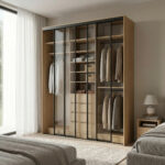 ⁦خزانة ملابس مودرن 218.4 سم – نظام تنظيم متكامل لغرفة النوم | الخزائن الأمثل⁩ - الصورة ⁦5⁩