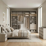 ⁦خزانة ملابس منزلقة فاخرة 281.6 سم – تصميم عصري وتنظيم احترافي⁩ - الصورة ⁦5⁩