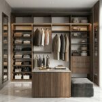 ⁦خزانة ملابس منزلقة فاخرة 281.6 سم – تصميم عصري وتنظيم احترافي⁩ - الصورة ⁦4⁩