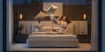 ⁦سرير سوبر كينج لغرفة النوم الرئيسية مقاس 200×200 سم⁩ - الصورة ⁦3⁩