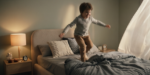 ⁦سرير أطفال مفرد بتصميم ناعم – مقاس 90×190 سم⁩ - الصورة ⁦4⁩
